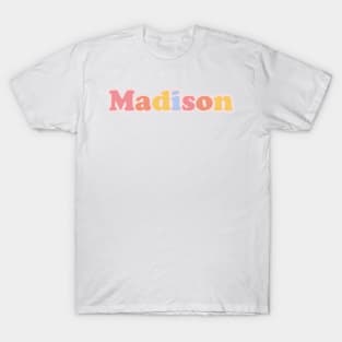 Madison Pastel Letters T-Shirt